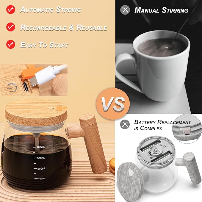 Electric Self Stirring Coffee Mug