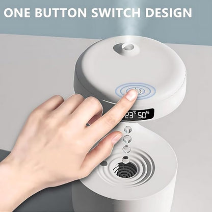 Anti-Gravity Water Drop Humidifier LED Display 800ML Droplets Ultrasonic Quiet Cool Mist Maker Fogger Desktop Humidifiers for Office Bedroom