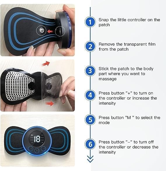 🔹Wireless EMS Mini Body Massager