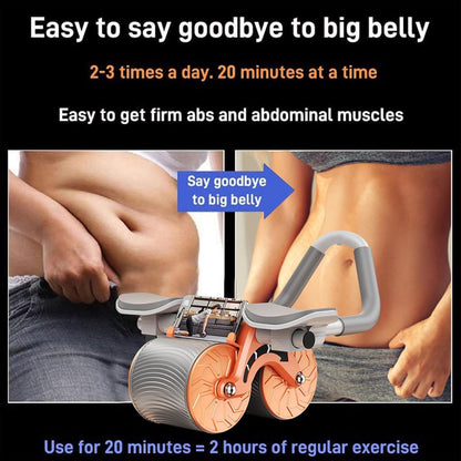 AB Roller Wheel Automatic Return Abdominal Wheel Home Gym Strength Training