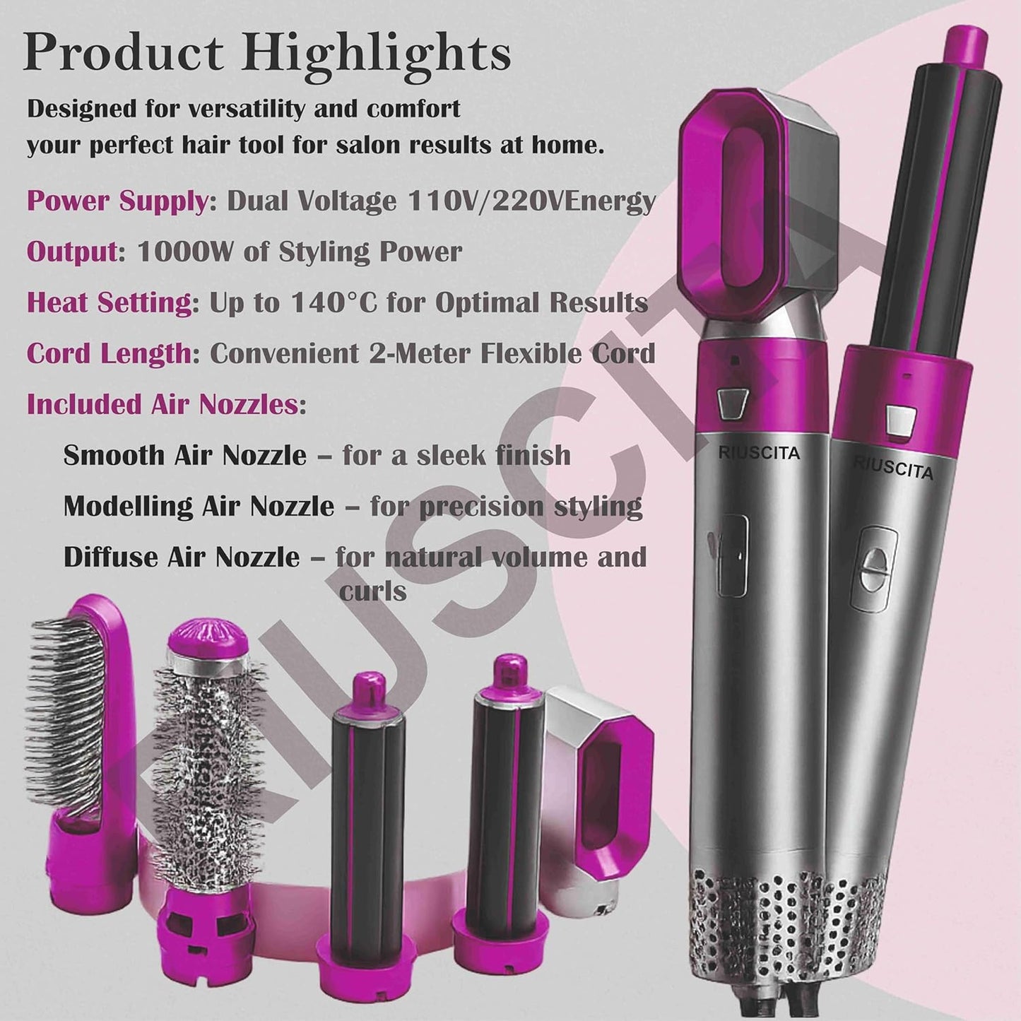 5 IN 1 HOT HAIR STYLER